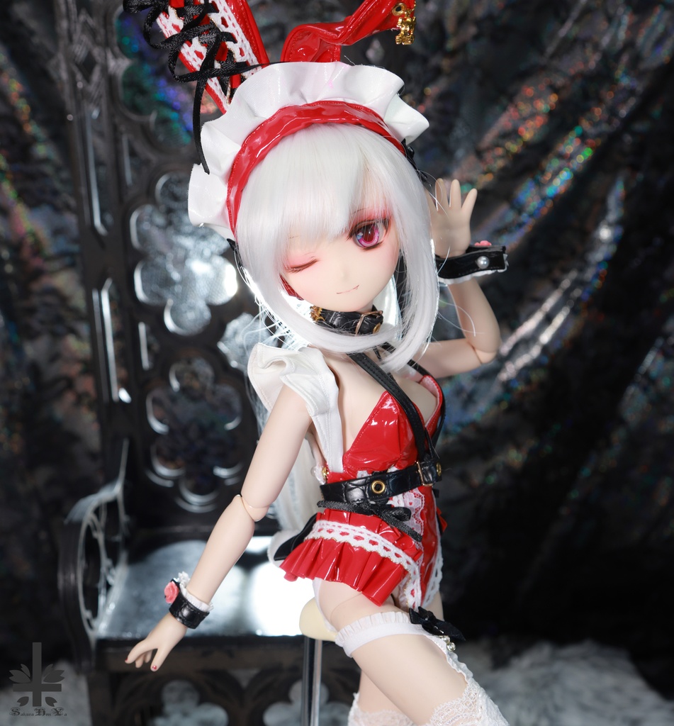 [MDD]お洋服《メイドバニー。red》(送料無料)