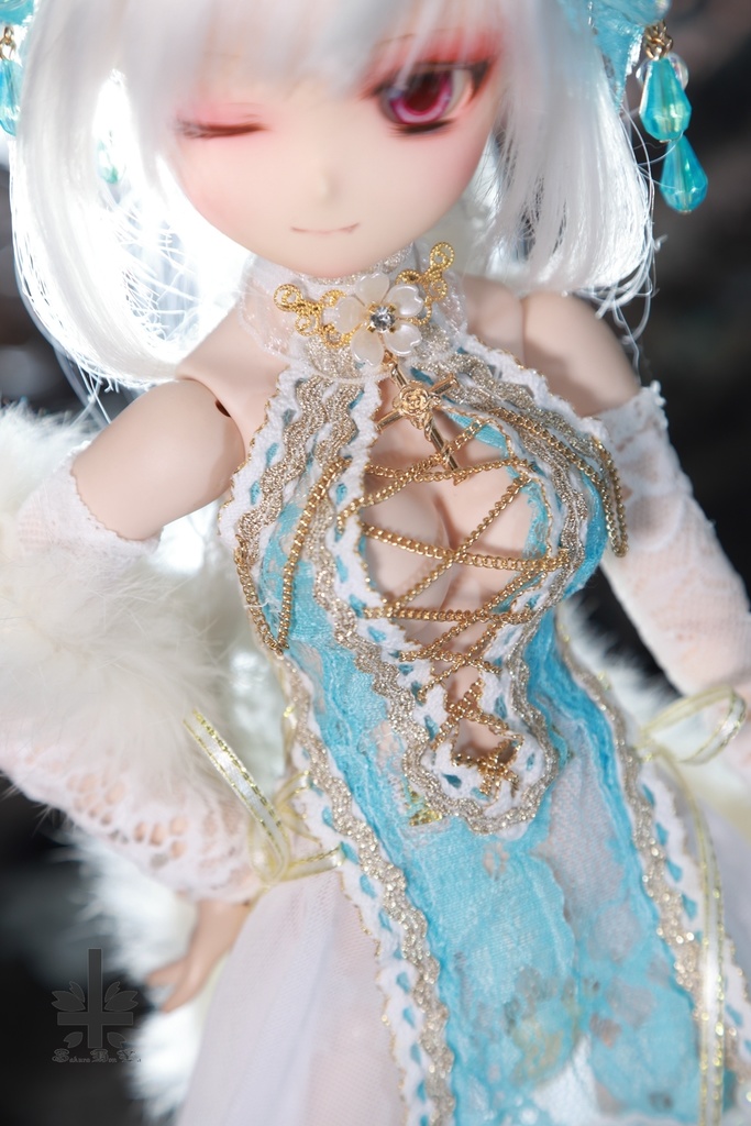 [MDD]チャイナドレス《氷晶》(送料無料)
