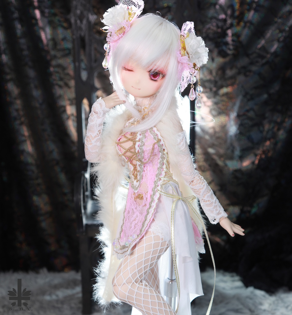 [MDD]チャイナドレス《珊瑚》(送料無料)