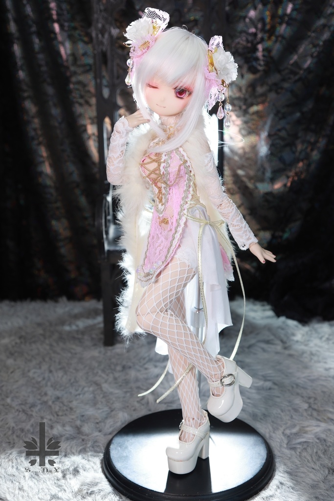 [MDD]チャイナドレス《珊瑚》(送料無料)