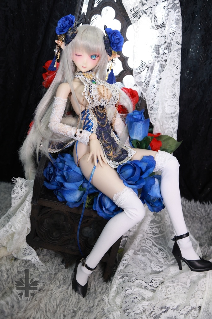 チャイナドレス《鶴翔》★★ONE OFF★★(送料無料)