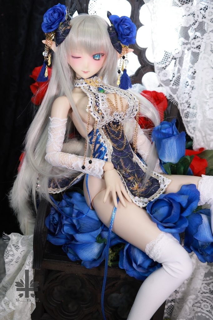 チャイナドレス《鶴翔》★★ONE OFF★★(送料無料)