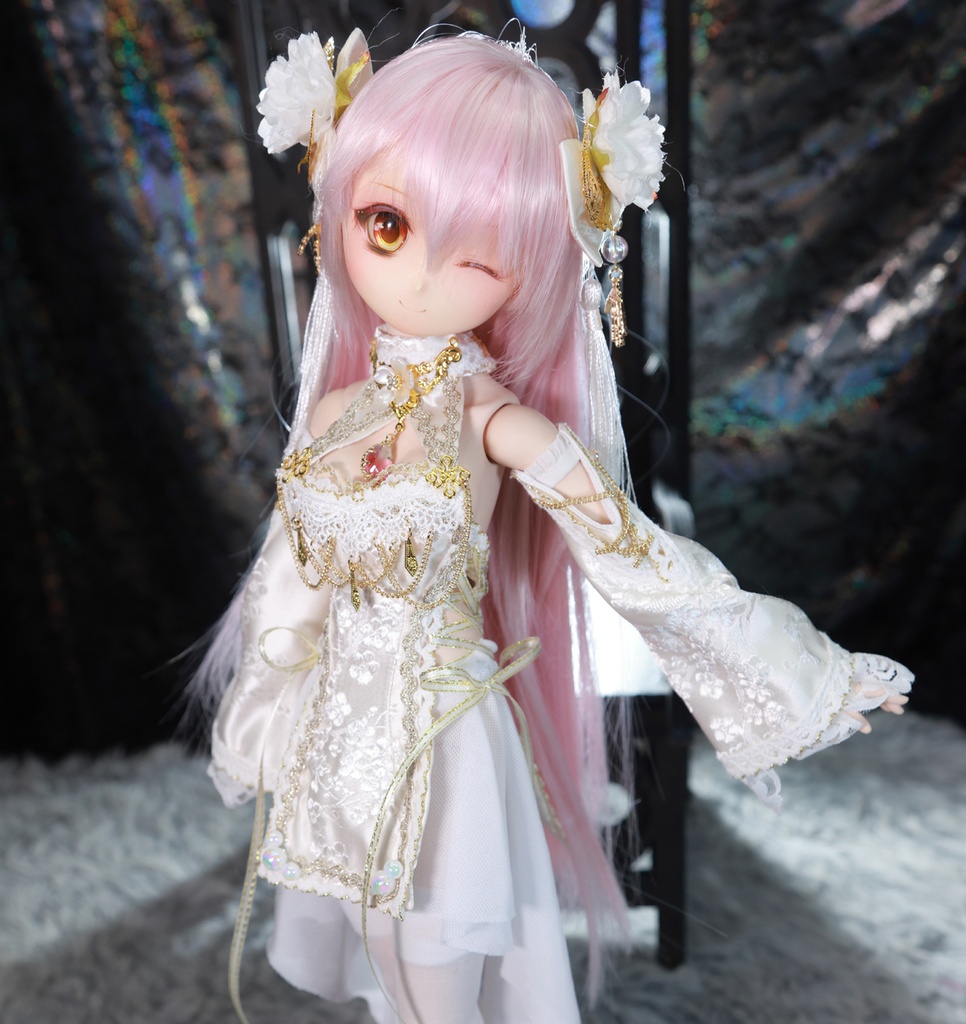 [MDD]チャイナドレス《香雪球》(絹織物)★★ONE OFF★★(送料無料)