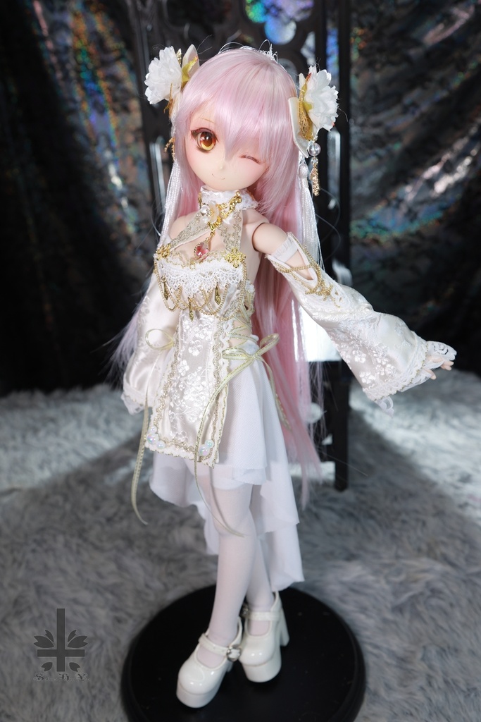 [MDD]チャイナドレス《香雪球》(絹織物)★★ONE OFF★★(送料無料)