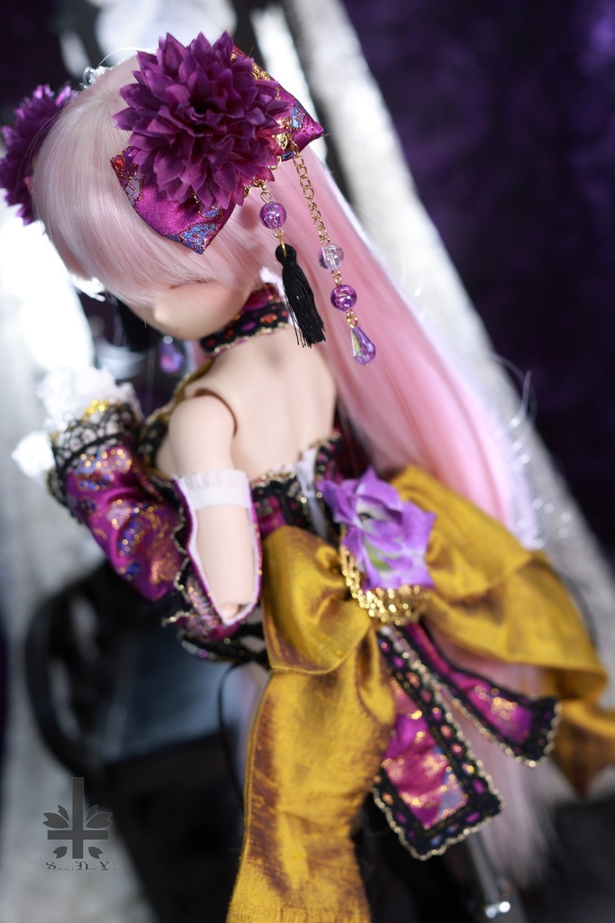 ☆【ハロウィンセール】☆[MDD]チャイナドレス《蜘蛛娘》(絹織物)★★ONE OFF★★(送料無料)