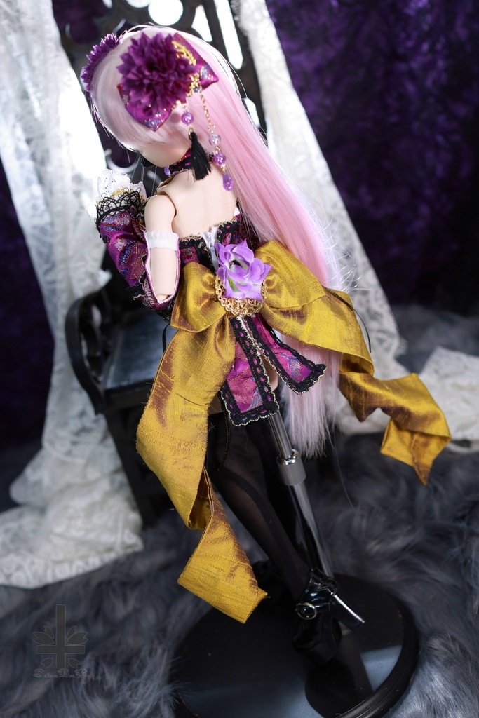 ☆【ハロウィンセール】☆[MDD]チャイナドレス《蜘蛛娘》(絹織物)★★ONE OFF★★(送料無料)