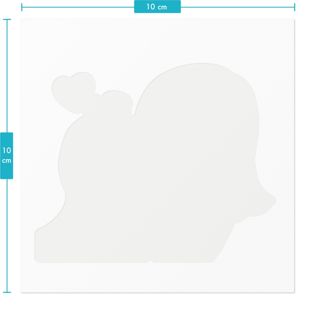 【百合母娘】ママになでなで娘 ステッカー