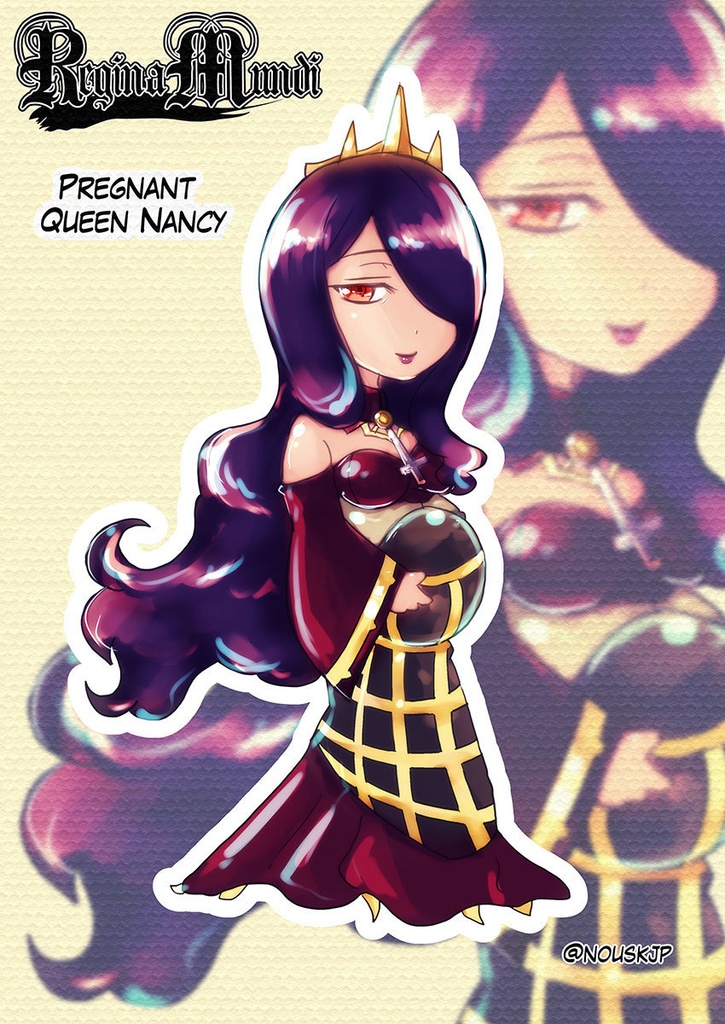 Queen Nancy(pregnant)・お腹にアンブレラがいます母上アクキー
