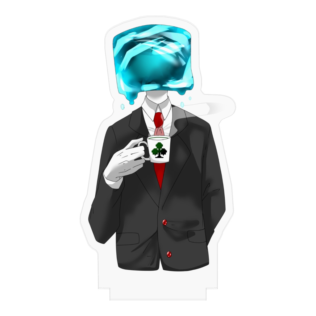 異形頭自画像くん