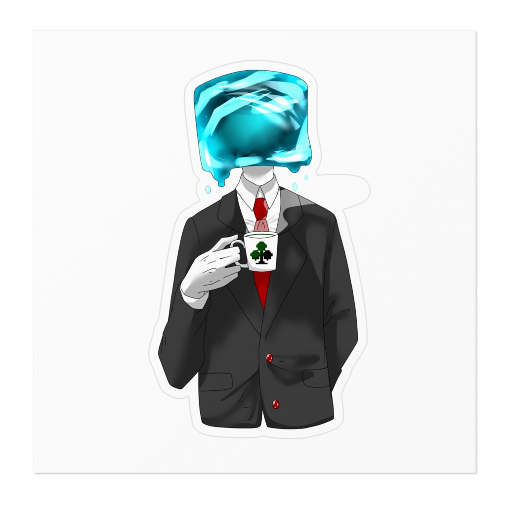 異形頭自画像くん