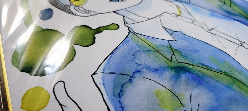 万年筆インクイラスト