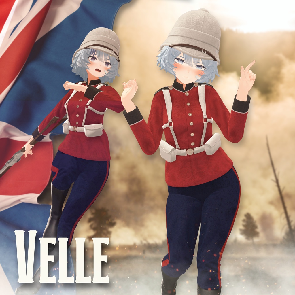 "Turmoil in Africa" British Uniform / ヴィクトリア朝 英国軍制服セット