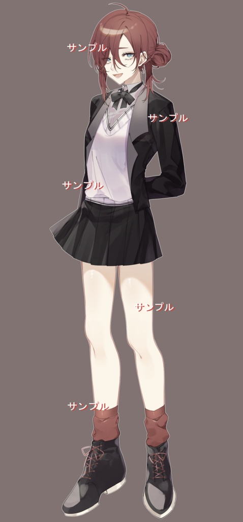 【立ち絵素材】女学生C