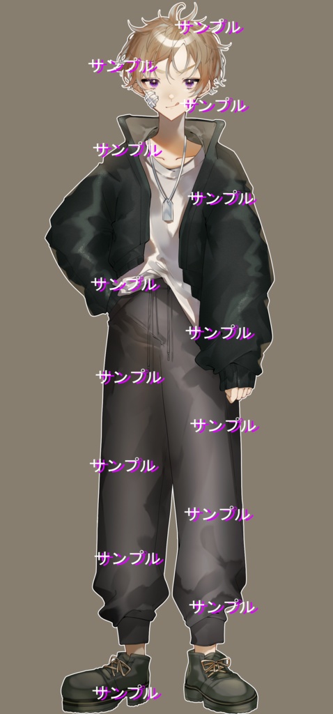 【立ち絵素材】秋少年A