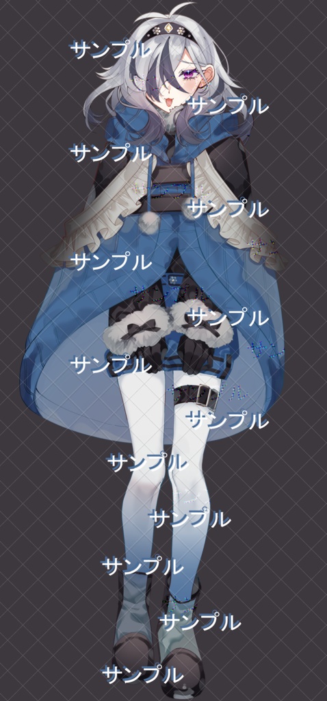 【立ち絵素材】冬少女A