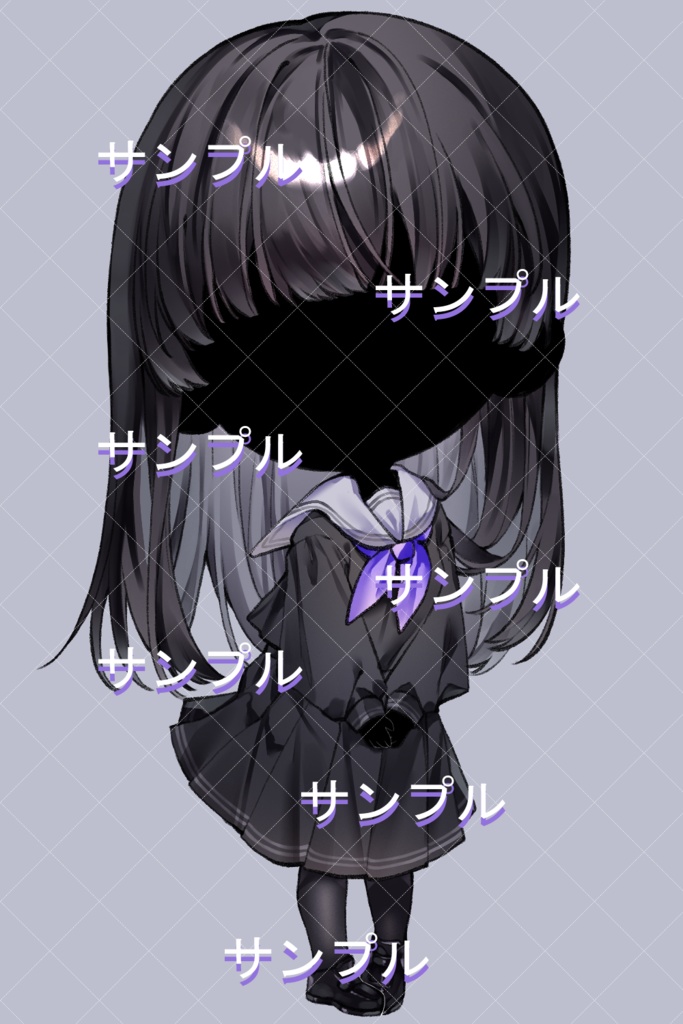 【立ち絵素材】SD女学生A