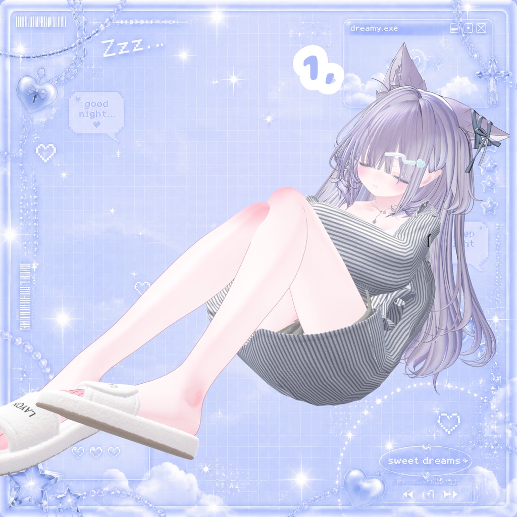 【free/無料】すやすやぽーず4種類♡