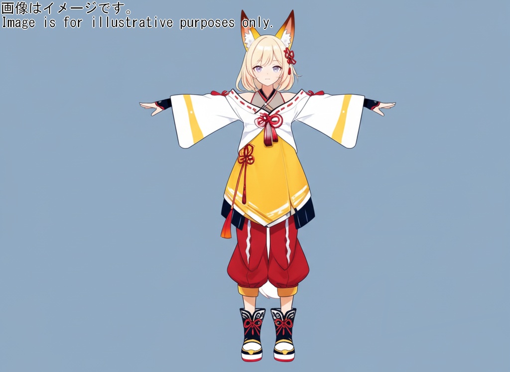 オリジナル3Dモデル 狐月もみじ (コゲツ モミジ) #狐月もみじ #狐月もみじ3D