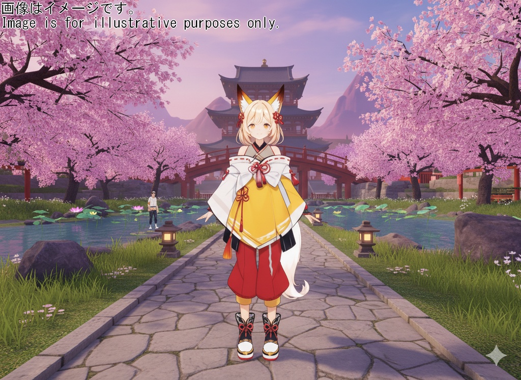 オリジナル3Dモデル 狐月もみじ (コゲツ モミジ) #狐月もみじ #狐月もみじ3D