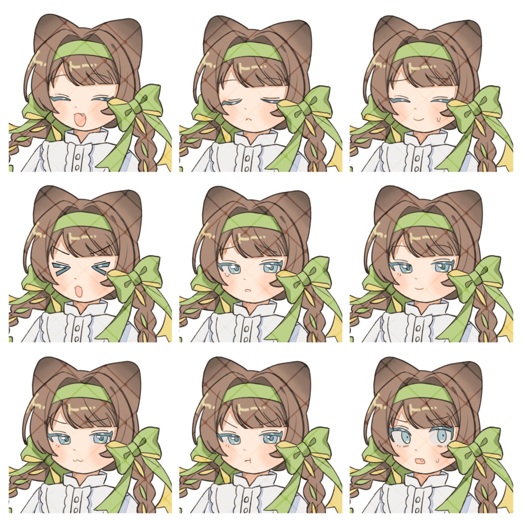 【無料版あり】ケモ耳とふわふわしっぽの女の子【表情差分10種】