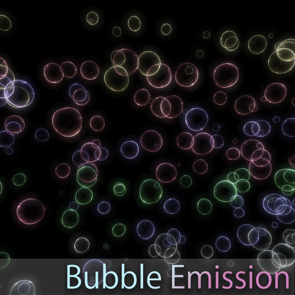 [VRC / Particle] Bubble Emission / シャボン玉パーティクル