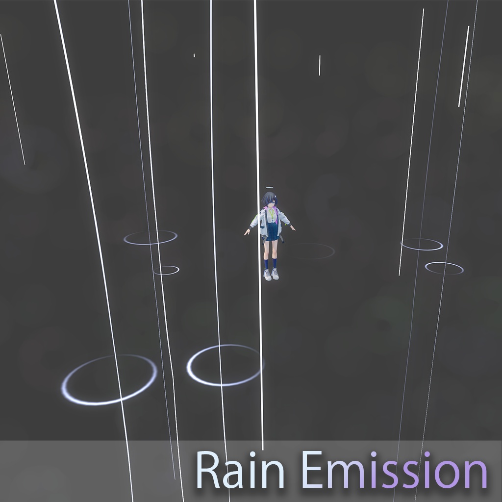 [VRC / Particle] Rain Emission / 雨パーティクル