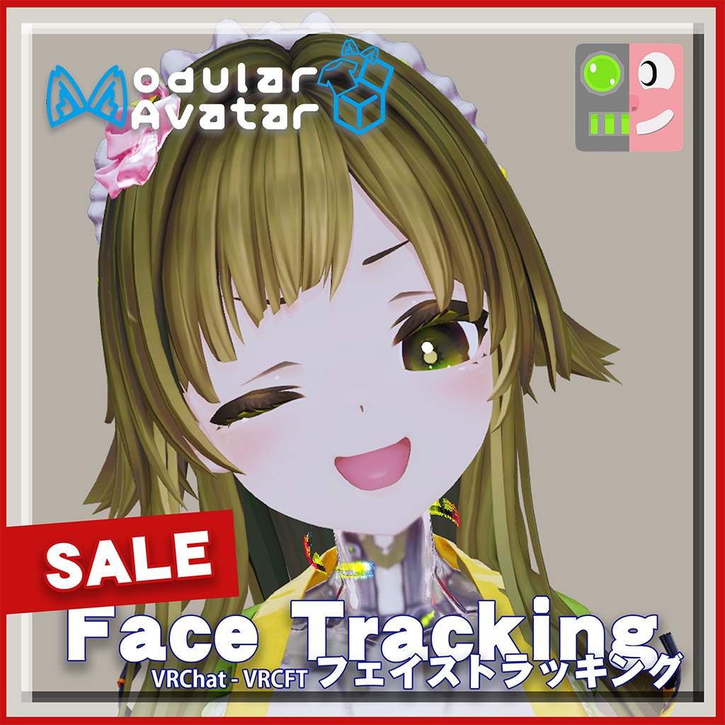 📢✨商品更新セール✨📢[VRChat]Merotron-メロトロン- FacialTracking Setting Setting 