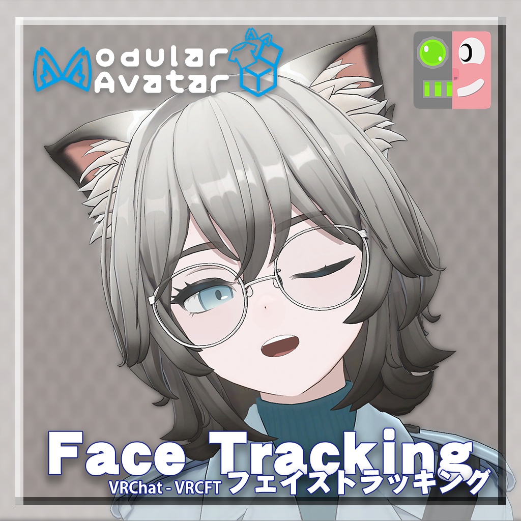 [VRChat]ヒビキ-HIBIKI- Face Tracking Setting 
