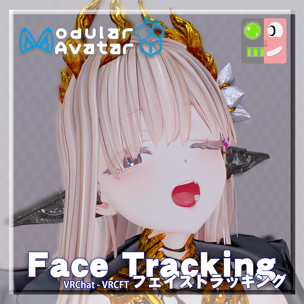 [VRChat]蠱惑のミダリス FacialTracking Setting Setting