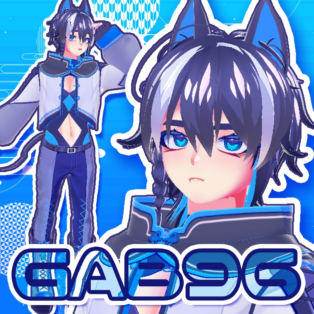 【3Dモデル】GAB96 VRM【Vroid製】