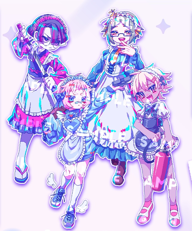 【狂気より愛をこめて】ジェノサイドメイドアクリルスタンド