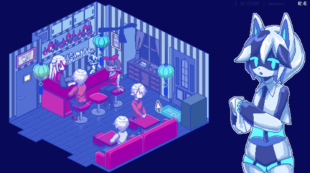 【PCゲーム】ソドミーファタール-SODOMY FATALE 吸血鬼のゲイバー経営AVG【体験版】