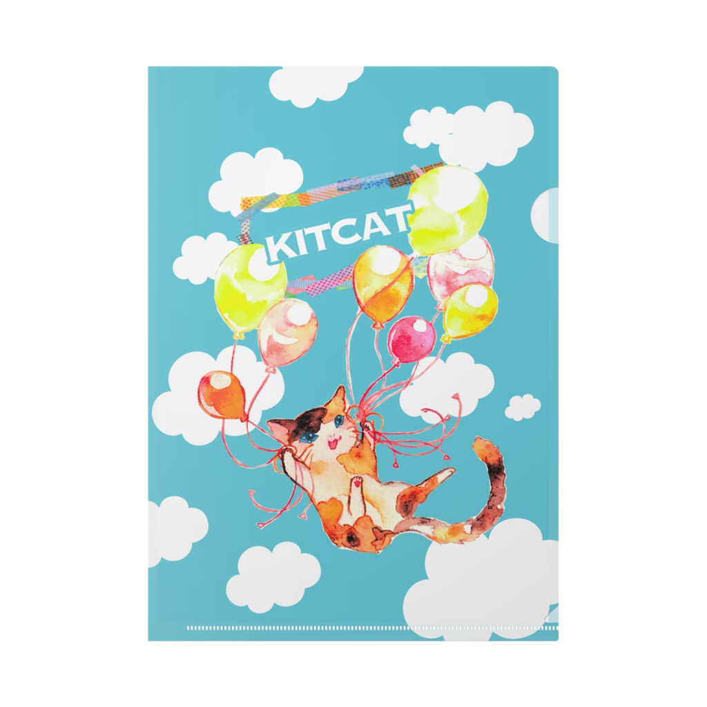 kitcatクリアファイル