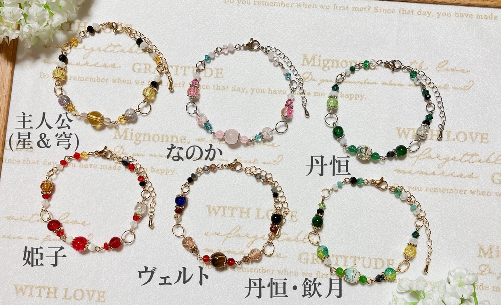 崩スタ キャライメージブレスレット