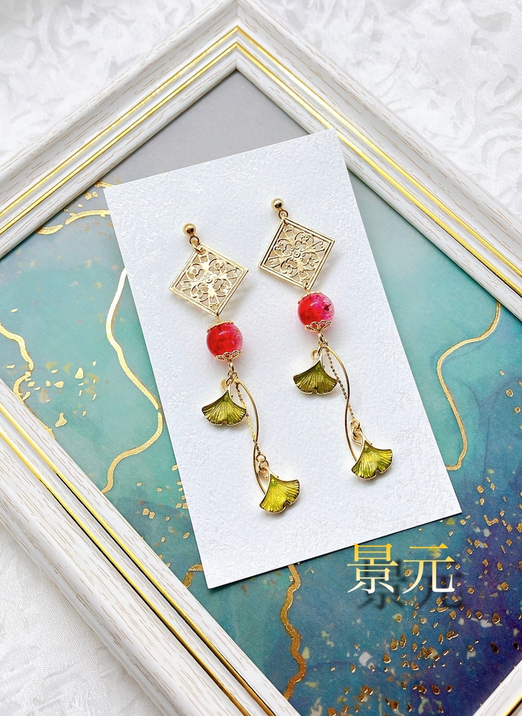 崩スタ キャライメージ耳飾り