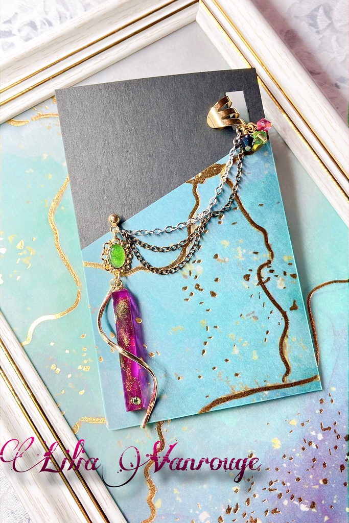 ツイステ ディアソムニア寮イメージ耳飾り