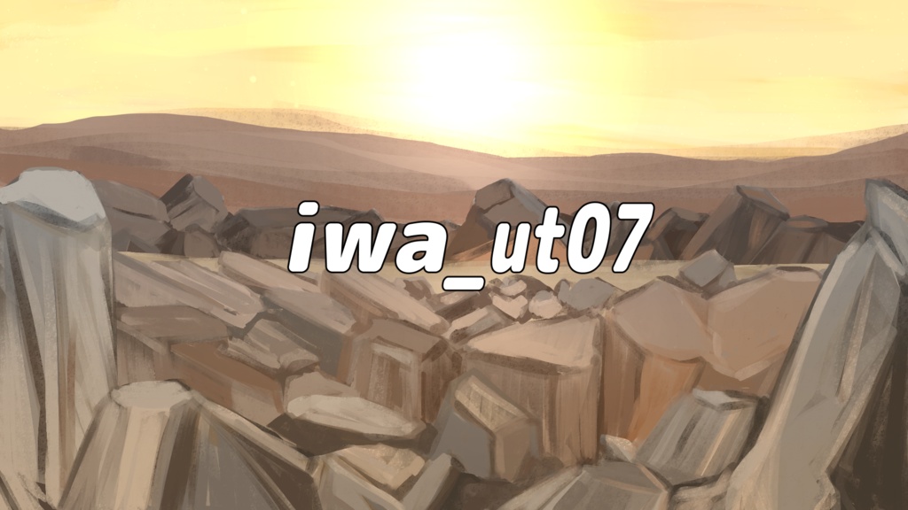 沼、山、岩場、夜景