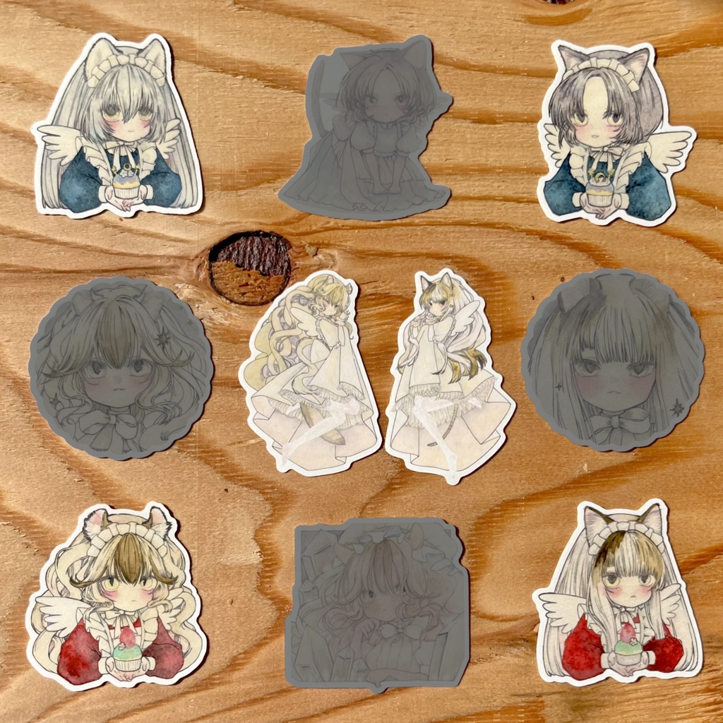 𝑵𝑬𝑾 ステッカー単品【a〜f】