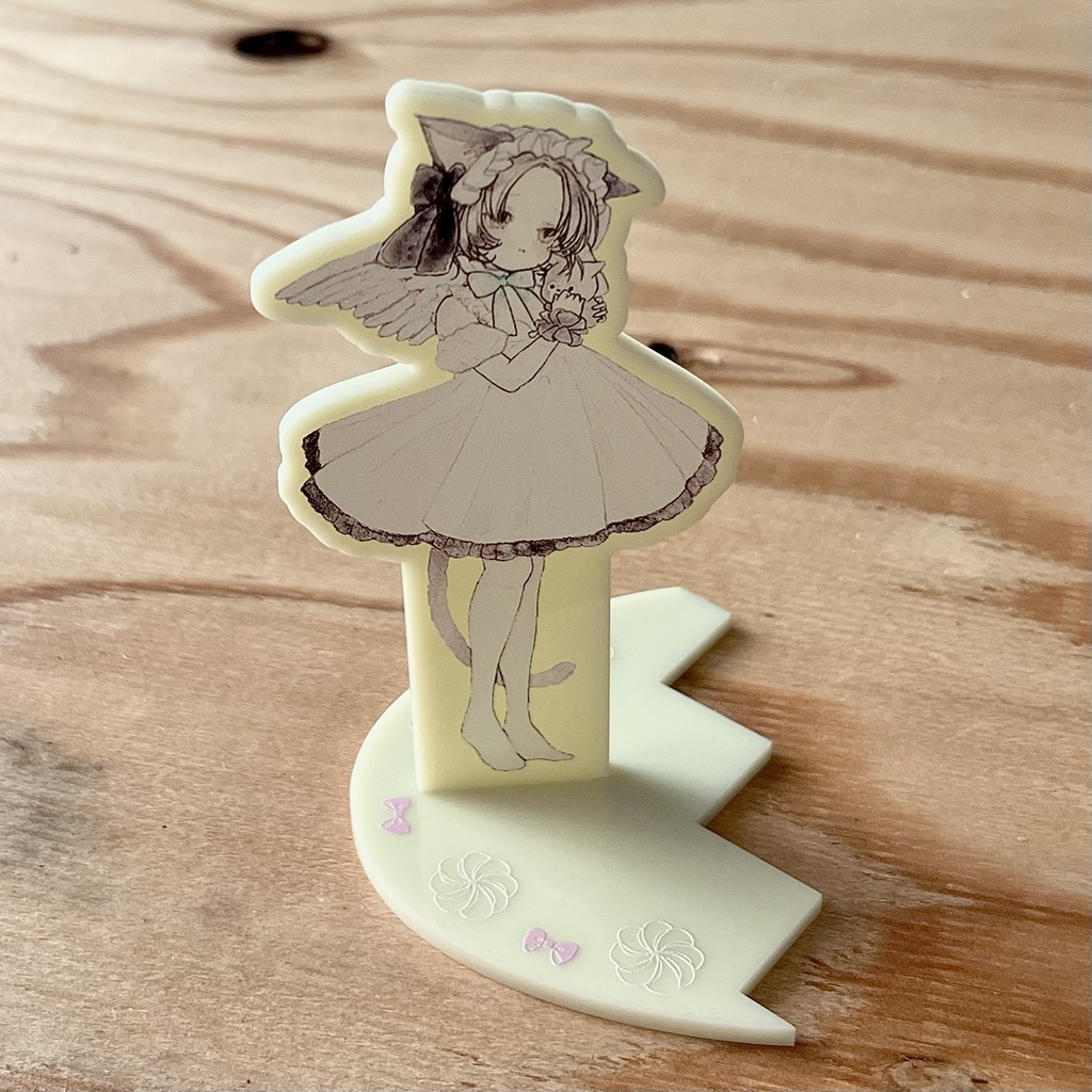 アクリルスタンド【黒猫/狼/セット】