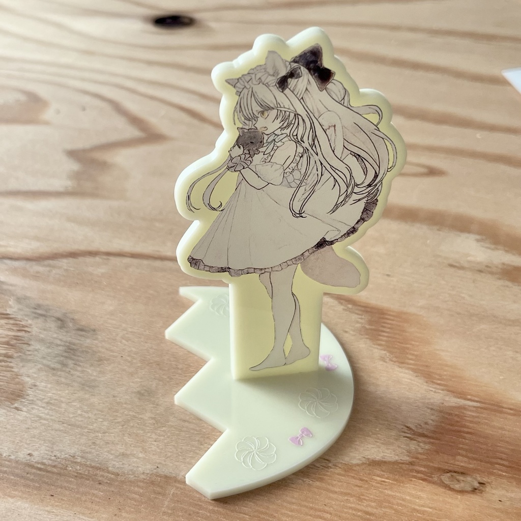 アクリルスタンド【黒猫/狼/セット】