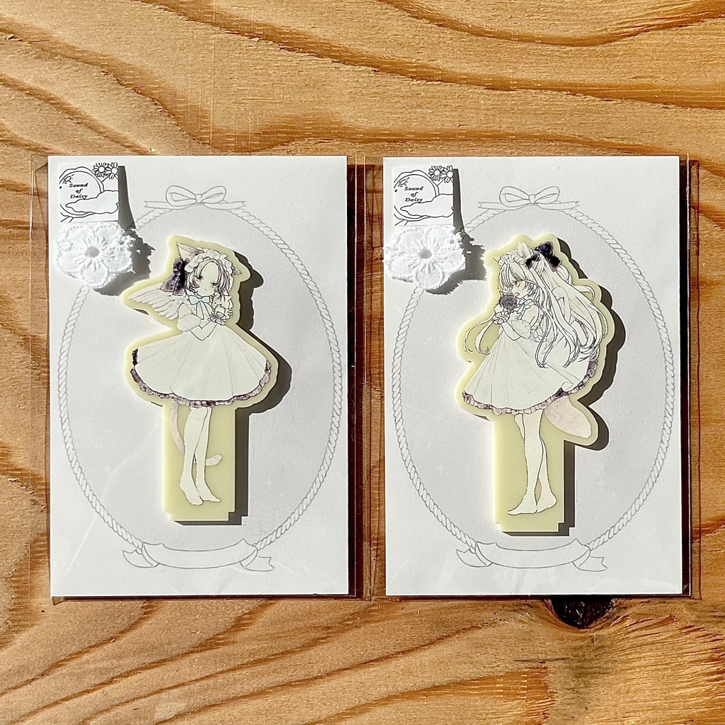 アクリルスタンド【黒猫/狼/セット】