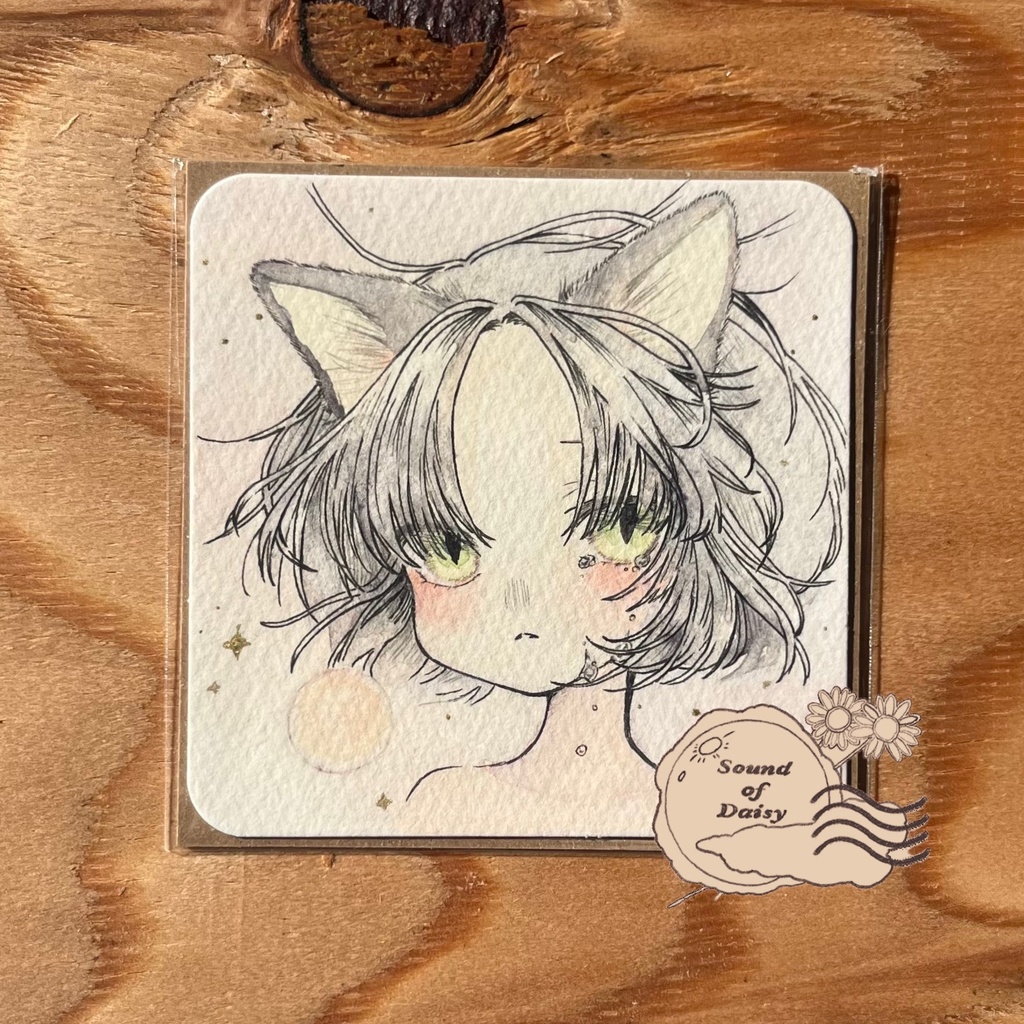 てのひらペーパー原画『月に導かれて』