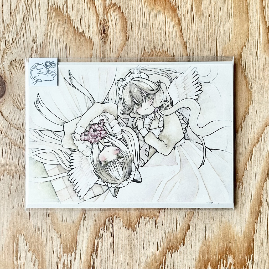フレームレス原画『ひだまりの中、君と』