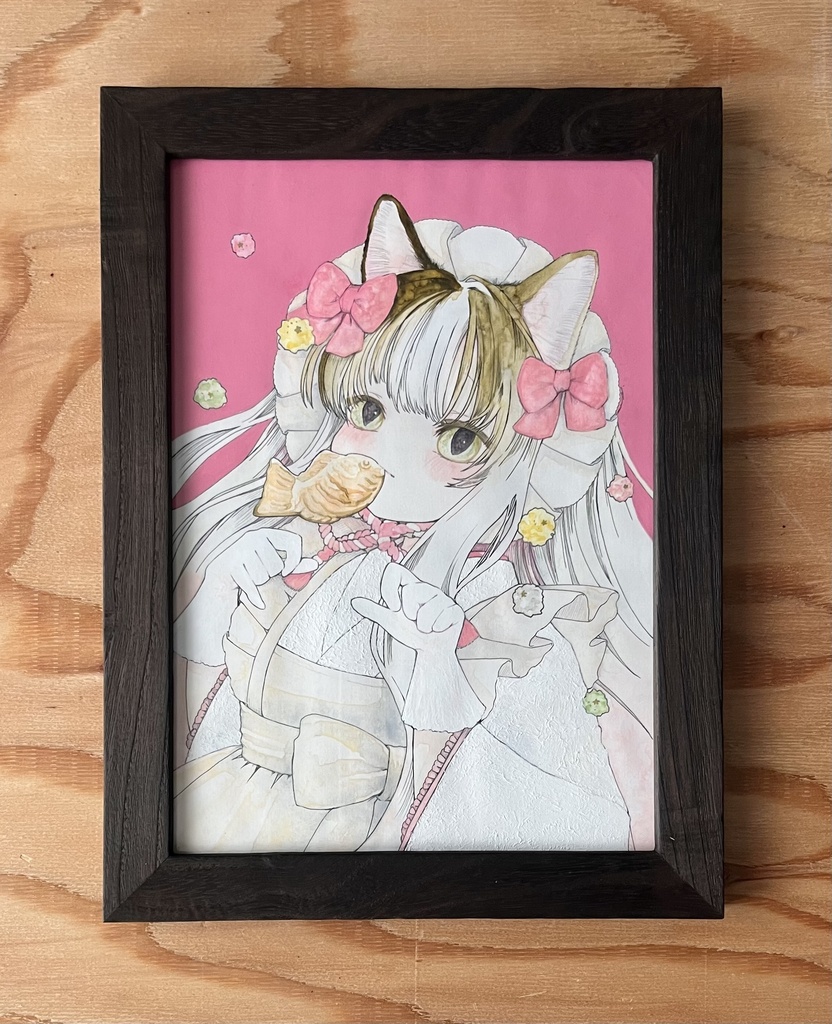 額装原画『花開くときめき』