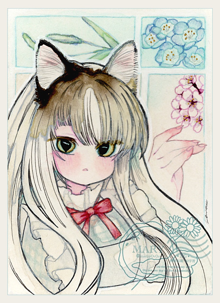 額装原画『春を集めに行こう?』