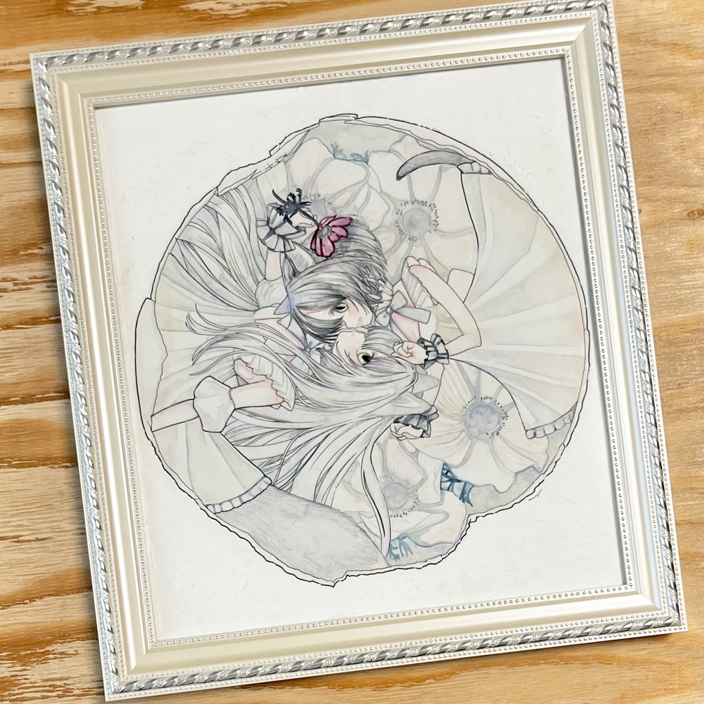 額装原画『花は咲く、巡る季節の中で何度でも』