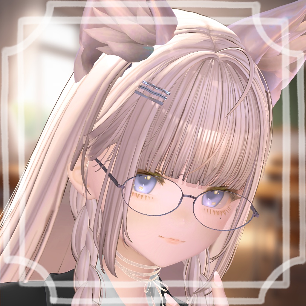 シンプルなメガネ＆ヘアピン　- Simple Glasses & Hairpin -