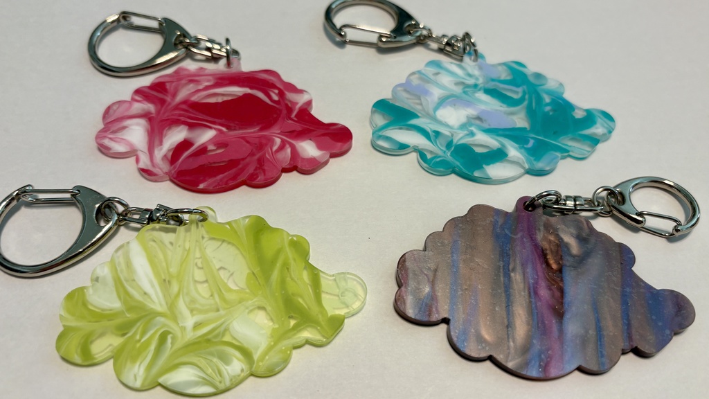 「化物展」ロゴアクリルキーホルダー