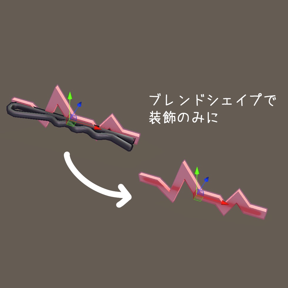 地雷系髪飾りセット (JiraiKei Hair Ornaments)