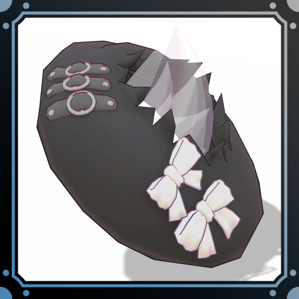 ぶち抜きベレー帽 (Hole Beret)